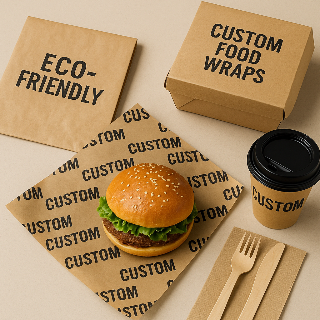 Custom eco-friendly food wraps for restaurants, bakeries, and food trucks in South Africa