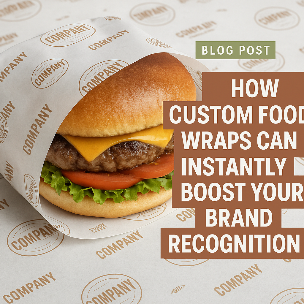 Custom printed food wrap for burgers - eco-friendly packaging in South Africa